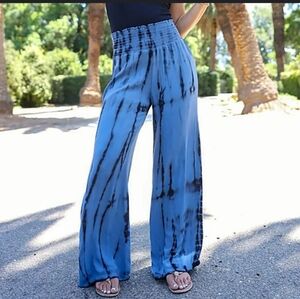 Palazzo pants - midnight blue